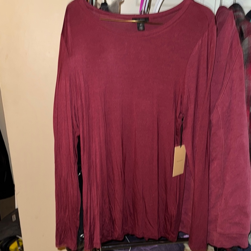 Halogen Red modal layering tee